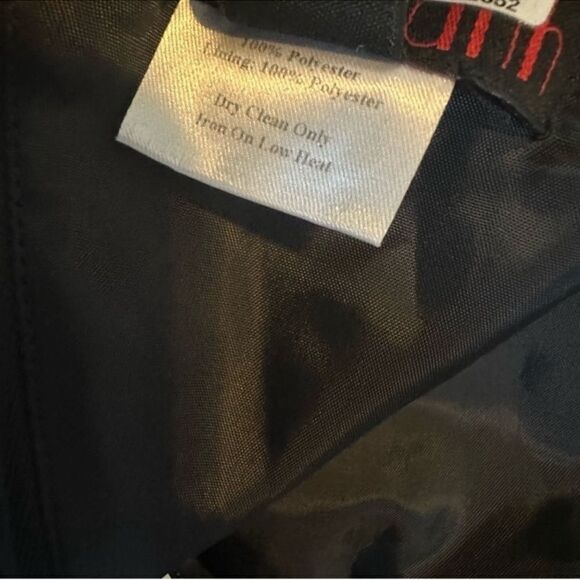 Nah Khanh abstract floral print mesh back fit flare Dress w pockets EUC sz 4 - Picture 12 of 12